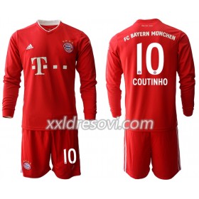 FC Bayern München Philippe Coutinho Correia 10 Domaći Dječji Komplet Dresovi za Nogomet 2020-2021 Dugim Rukavima (+ kratke hlače)